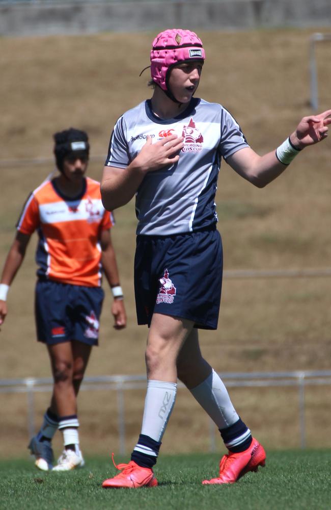 Emerging Reds Cup Day 1 action between SEQ and Brisbane Grey in the Under 15s.