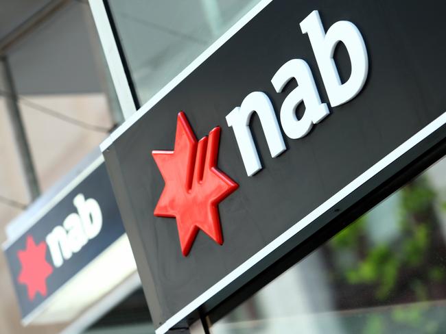 14/11/2018: Generic picture of National Australia Bank (nab) branch and logo. Hollie Adams/The Australian