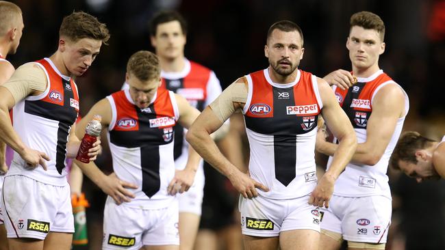 St Kilda won only four games in 2018. Picture: Michael Klein