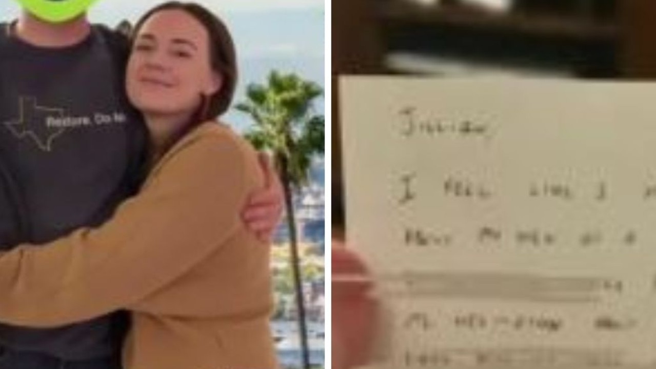 ‘Forgive me’: Note exposes ex’s brutal act