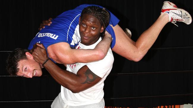 Boomer was schooled in boxing by Orlando Jordan, member of wrestlers from Hulkmania during their Australian tour.