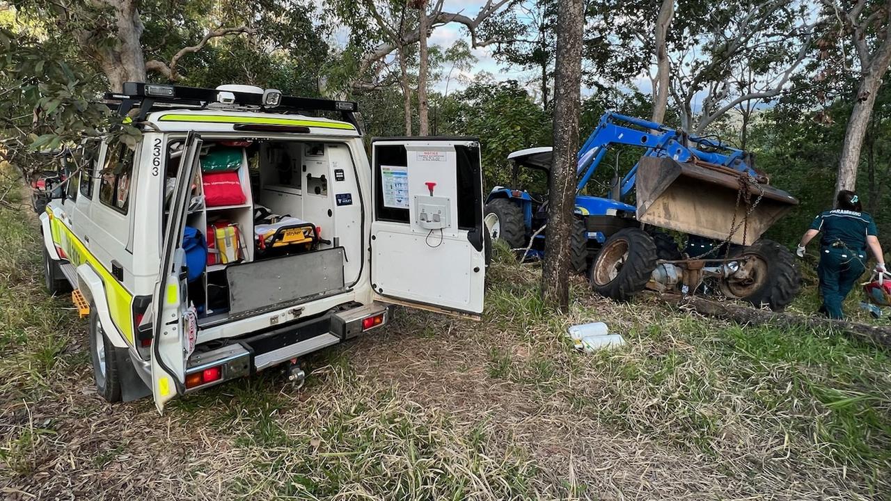 It is understood the man died on the property at Koumala after he was crushed between a tractor and a tree and went into cardiac arrest. Picture: Contributed