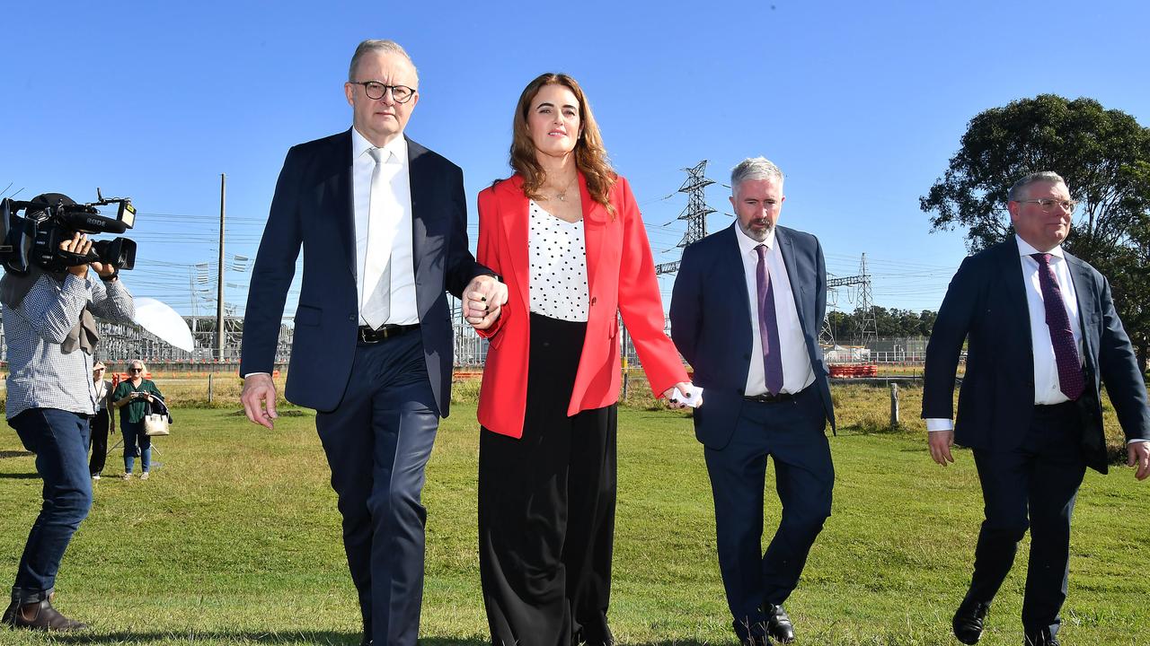 Anthony Albanese and Ali France pictured in July, 2024. Picture: NewsWire / John Gass