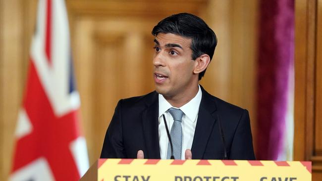 Britain's Chancellor of the Exchequer Rishi Sunak.