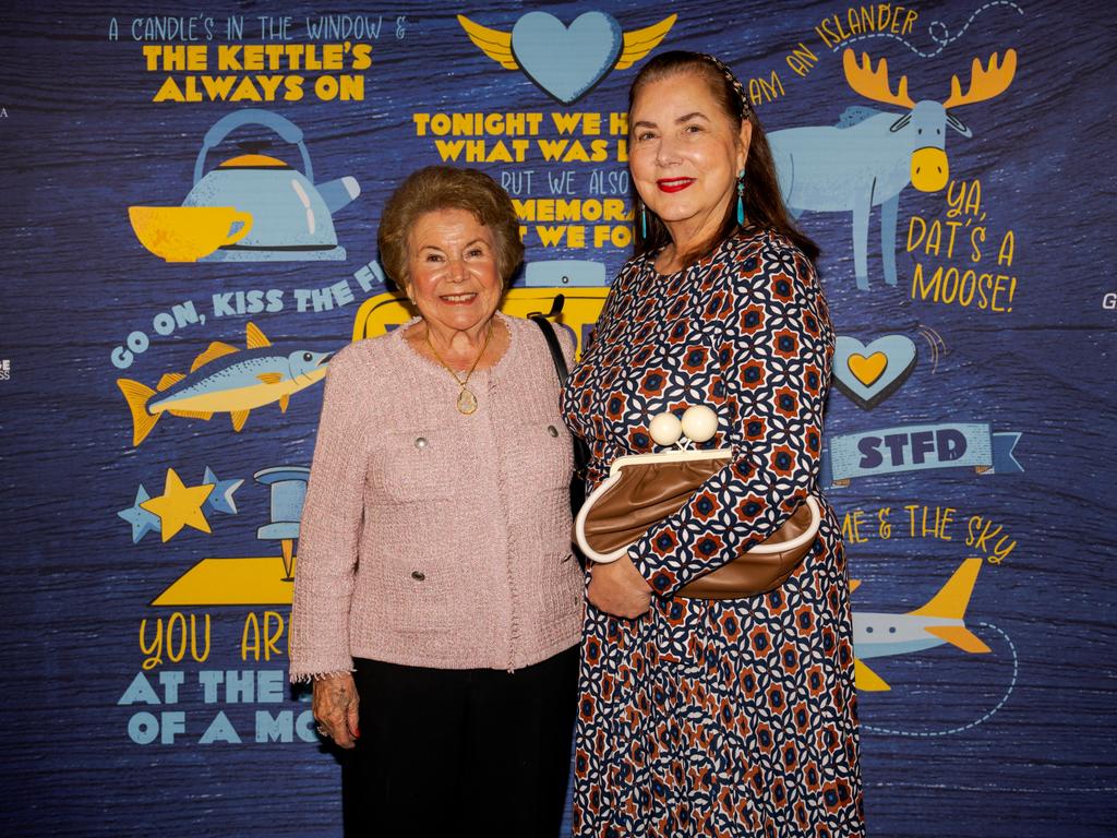 Conchita Armitage (left) and Viola Nicolson at the opening night function for The Empire's Come From Away at The Rock, Friday, March 14, 2025. Picture: Hey Media