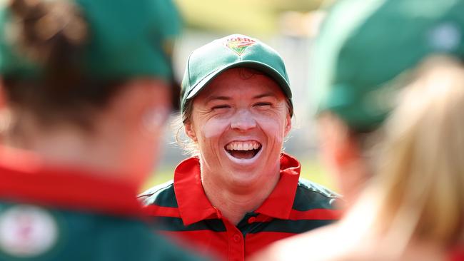 Tasmanian Tigers veteran Sasha Moloney will depart the state for Victoria following a decade-plus innings as a member of the side. (Photo by Daniel Pockett/Getty Images)