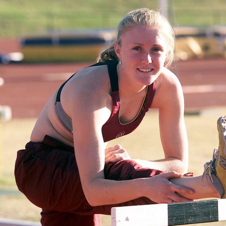 Sprinter Sally McLellan (Pearson) aged 16.