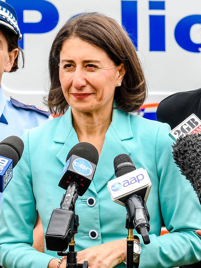 NSW Premier Gladys Berejiklian says the government is “looking at all options to make the roads safer. Picture: AAP