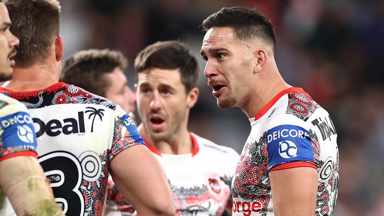 Nrl 2021 Gorden Tallis Vs Ben Hunt Corey Norman St George Illawarra Dragons Vs Wests Tigers Round 12