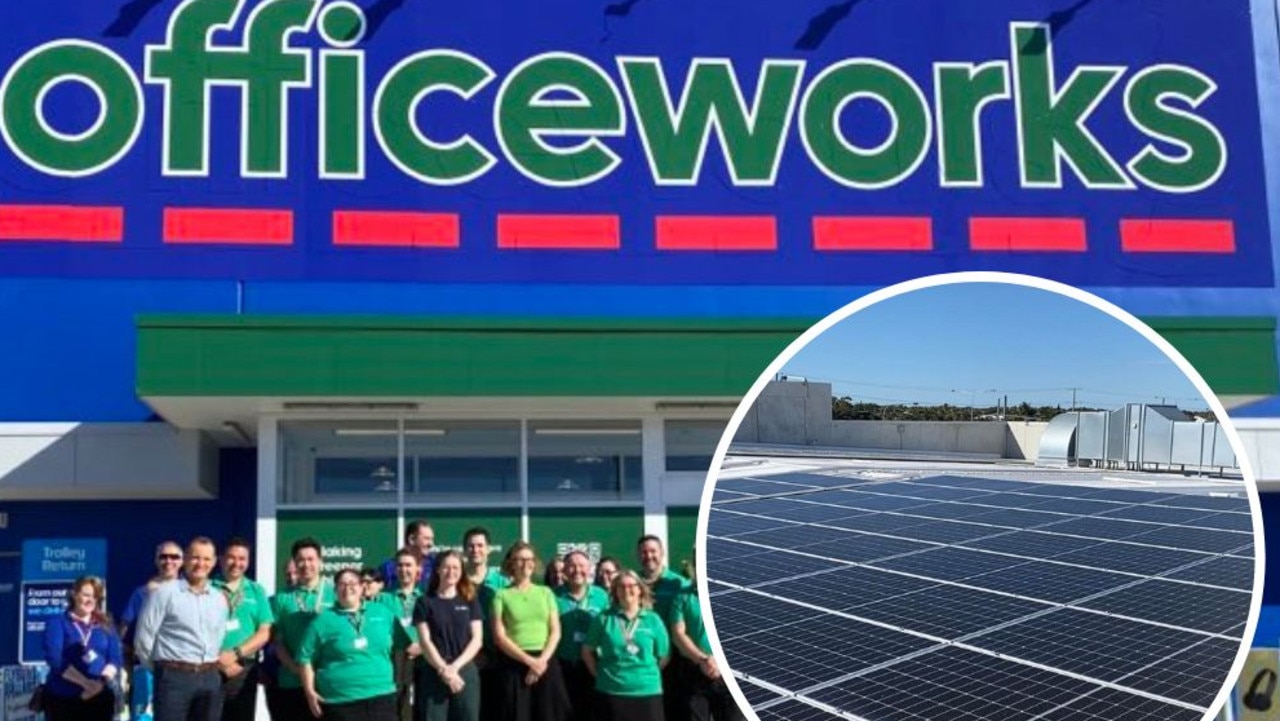 Officeworks Warana first to install battery to run renewable energy ...