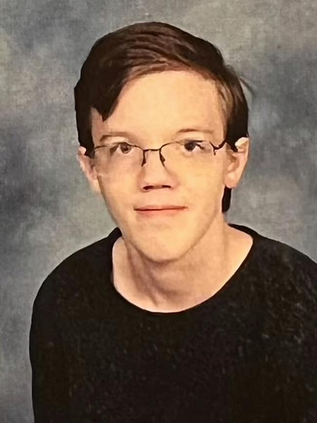 An undated school yearbook image shows Thomas Matthew Crooks.