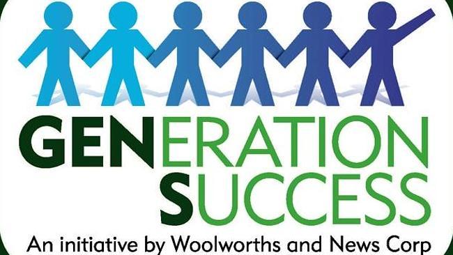 Trying to stop growing youth unemployment ... Generation Success, an initiative by Woolworths and News Corp Australia and backed by other major businesses.