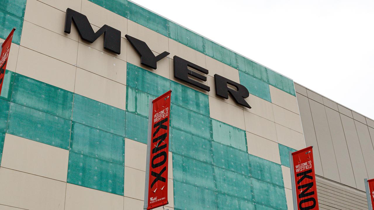 Myer’s store at Knox, Melbourne, which is the chain’s latest closure.