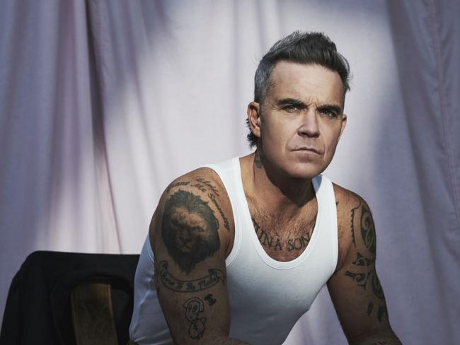 EMBARGO 6am DEC 21. English pop star Robbie Williams. Picture: Supplied.