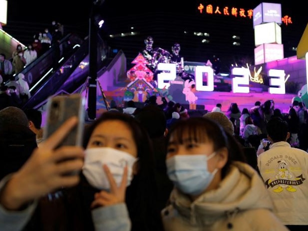 The people of China were out celebrating after another tough year. Picture: Supplied