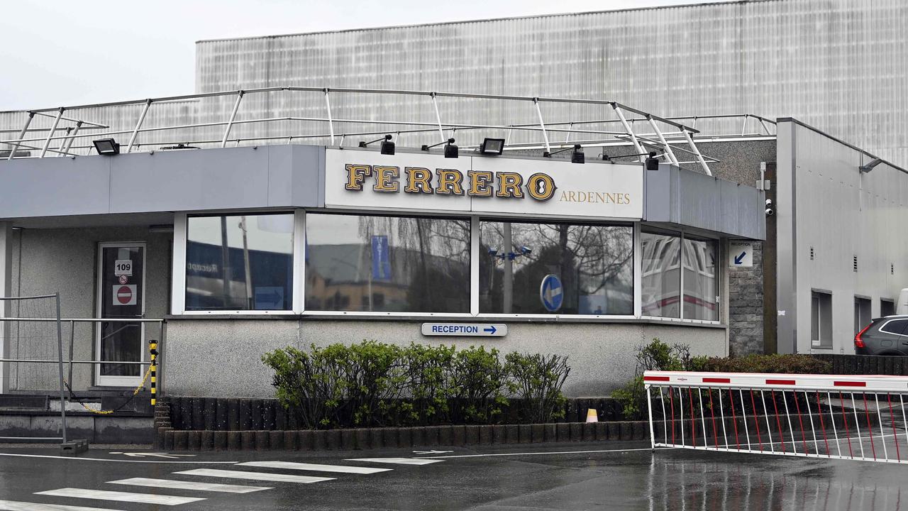 Ferrero’s Arlon factory has been shut down. Picture: Eric Lalmand / Belga / AFP / Belgium OUT