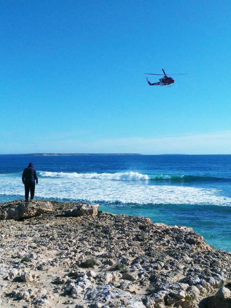 Police believe Simon Baccanello, 46, died following a shark attack at Walkers Rock Beach near Elliston on the Eyre Peninsula. Picture: Andrew Brooks