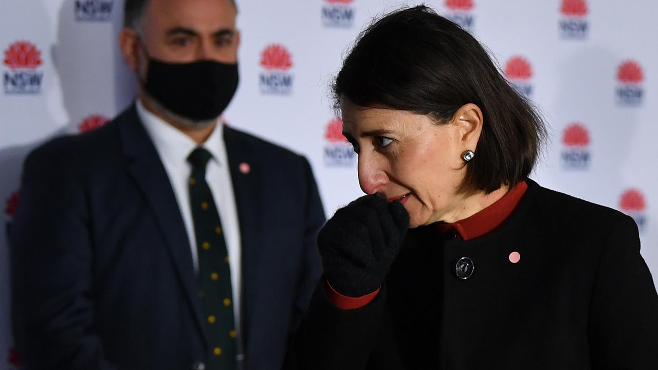 NSW Premier Gladys Berejiklian was asked about the modelling on Wednesday. Picture: NCA NewsWire/Joel Carrett