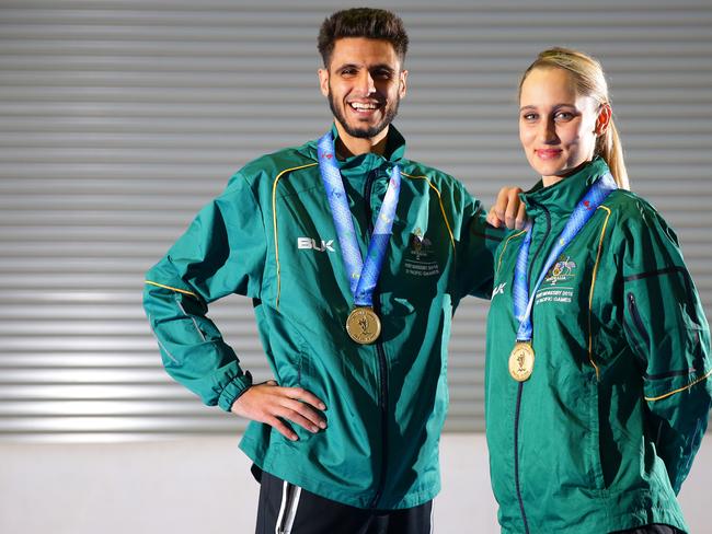 Carmen Marton and Safwan Khalil are headed to the Olympics to compete in taekwondo.