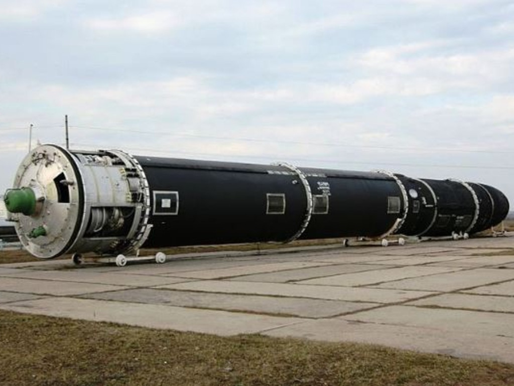 Russia's monster nuke missile Sarmat - also known as Satan 2. Picture: Supplied