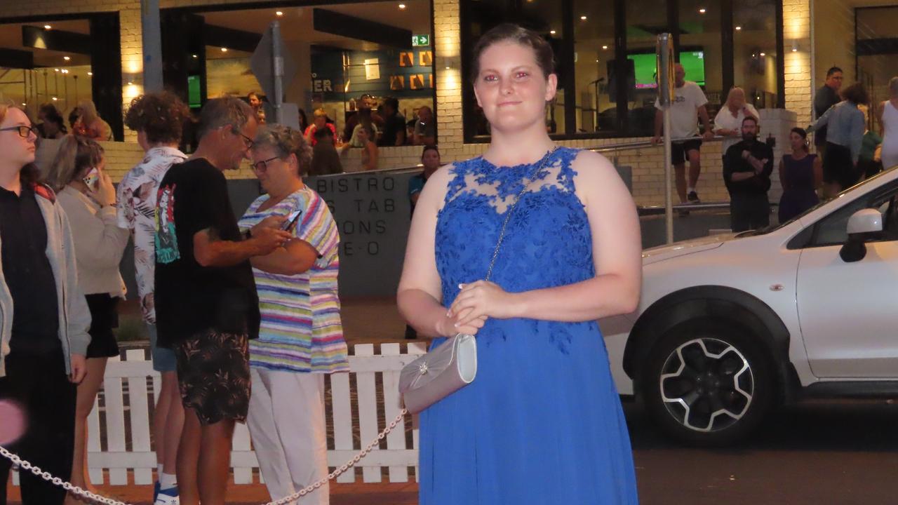 Urangan State High School students celebrating their formal.