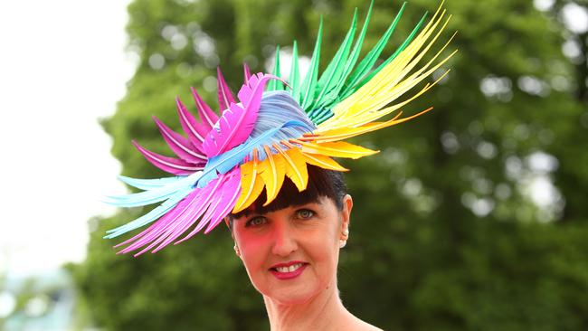 Myer Fashions on the Field contestant. Picture: Getty