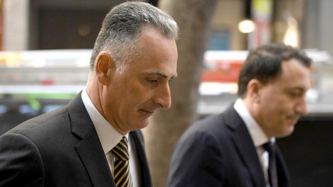 John Sidoti arriving at his ICAC hearing in 2021. Mr Sidoti said the period was the worst of his life. Picture: Jeremy Piper