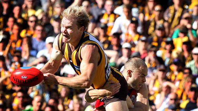 Richie Vandenberg in action for the Hawks in 2007.