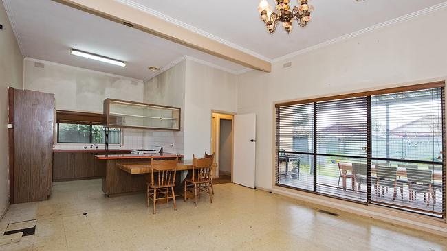 Inside the old Preston property.