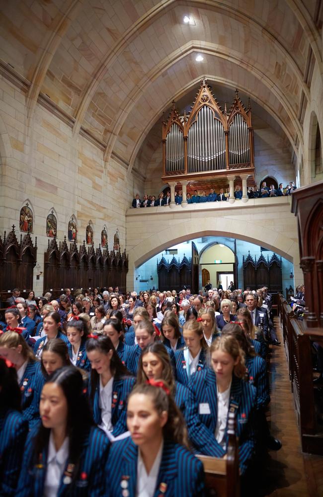 Kincoppal Rose Bay has a rare organ in its heritage listed chapel. Picture: Supplied