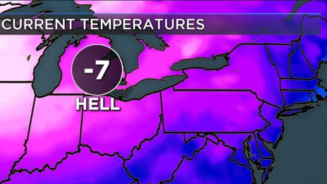 Polar vortex Town of Hell, Michigan freezes over in US cold snap