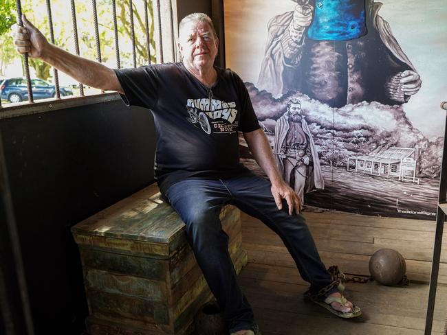 Kuttabul Hotel lessee Frank Petschauer is excited to unveil the new Ned Kelly Bar.. Picture: Heidi Petith