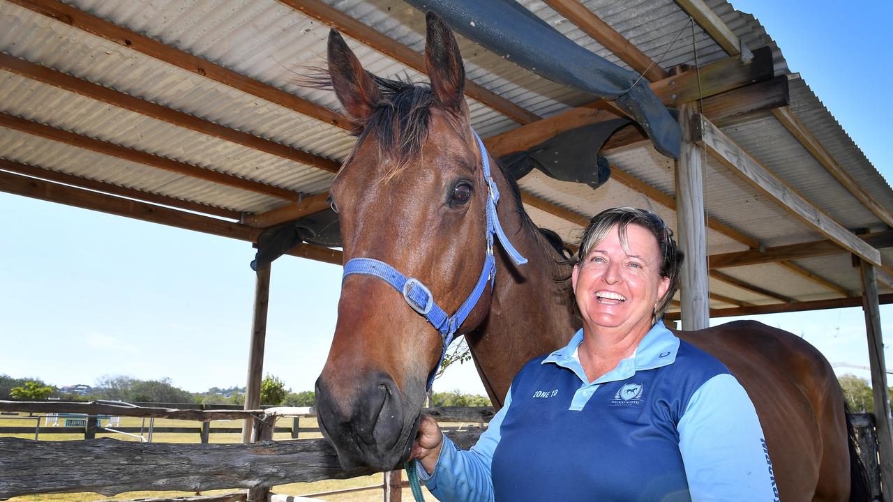 Tracey Camilleri with Beetle the horse.