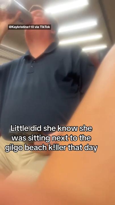 Serial killer suspect in chilling train video