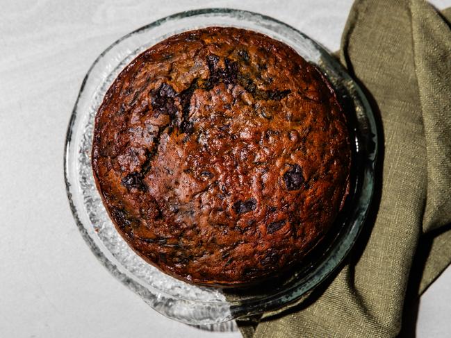 EMBARGO FOR TWAM 03 AUGUST 2024. FEE MAY APPLY., , Beetroot cake by chef Lennox Hastie. Photo: Nikki To