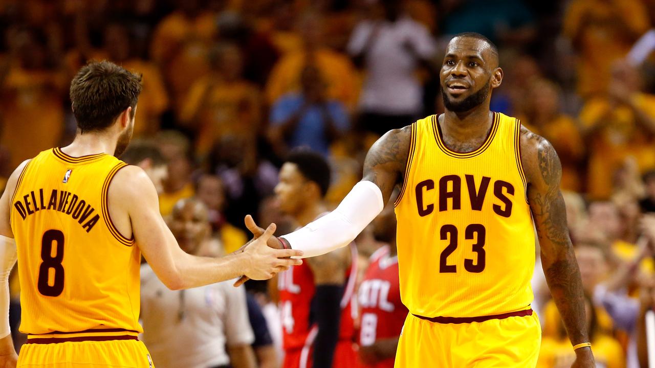 Matthew Dellavedova won an NBA Championship alongside LeBron James with the Cleveland Cavaliers. Picture: Gregory Shamus/Getty Images