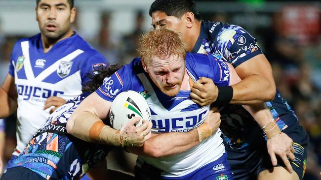 James Graham did everything he could to lift the Bulldogs.