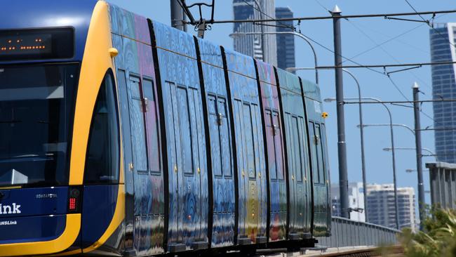 The Gold Coast’s tram network could be extended across the border. Photo: Steve Holland