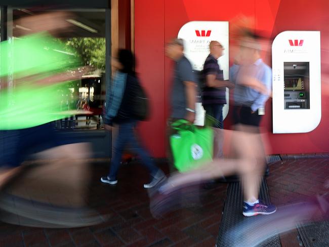 Westpac Bank signage is seen in Adelaide, Wednesday, December 11, 2019. (AAP Image/Kelly Barnes) NO ARCHIVING