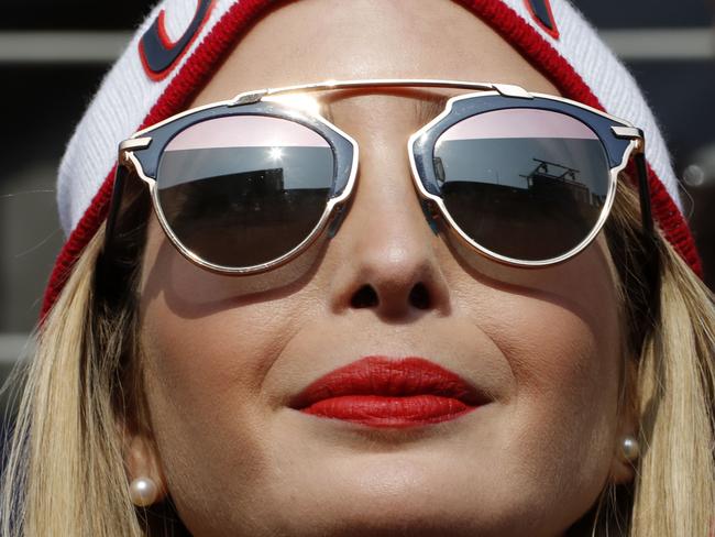 Ivanka Trump pictured attending the Winter Olympics in PyeongChang. Picture: Gaillard-Pool/Getty Images