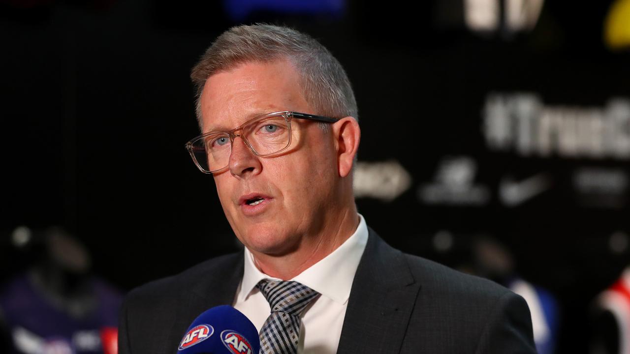 GM of football Steve Hocking (Photo by Kelly Defina/Getty Images).