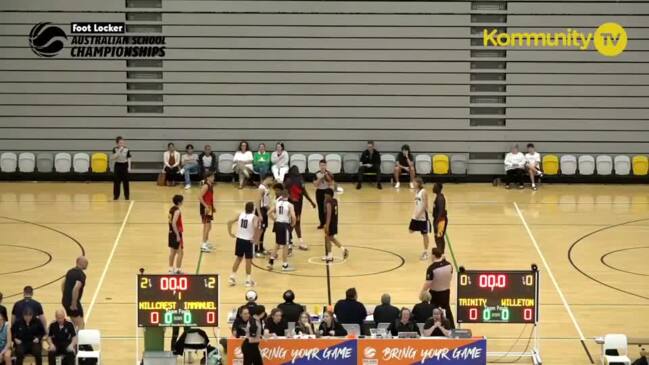 Replay: Basketball Australia School Championships Day 4 - Men's CF - Trinity College v Willetton SHS