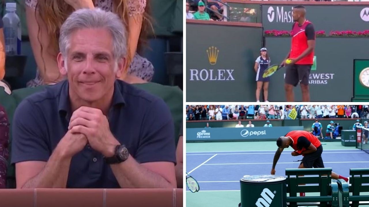 Nick Kyrgios drags Ben Stiller into feud, slams crowd in Rafael Nadal loss at Indian Wells Tennis 2022 news.au — Australias leading news site