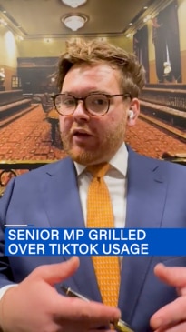 Senior MP quizzed as TikTok habits spark security fears