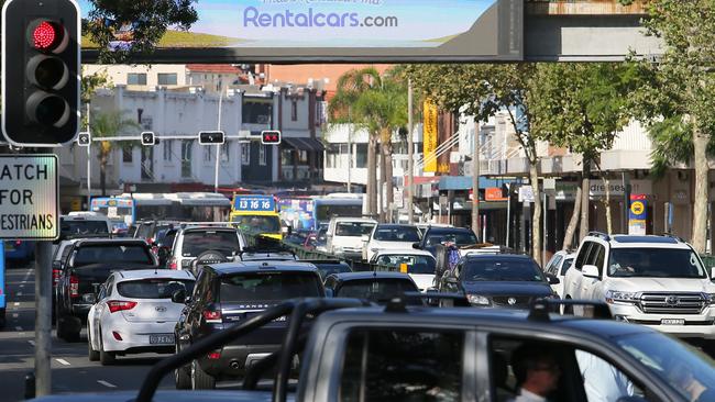 Mr Griffin has also led the charge to install clearways on the Military Rd corridor. Photo: Adam Ward