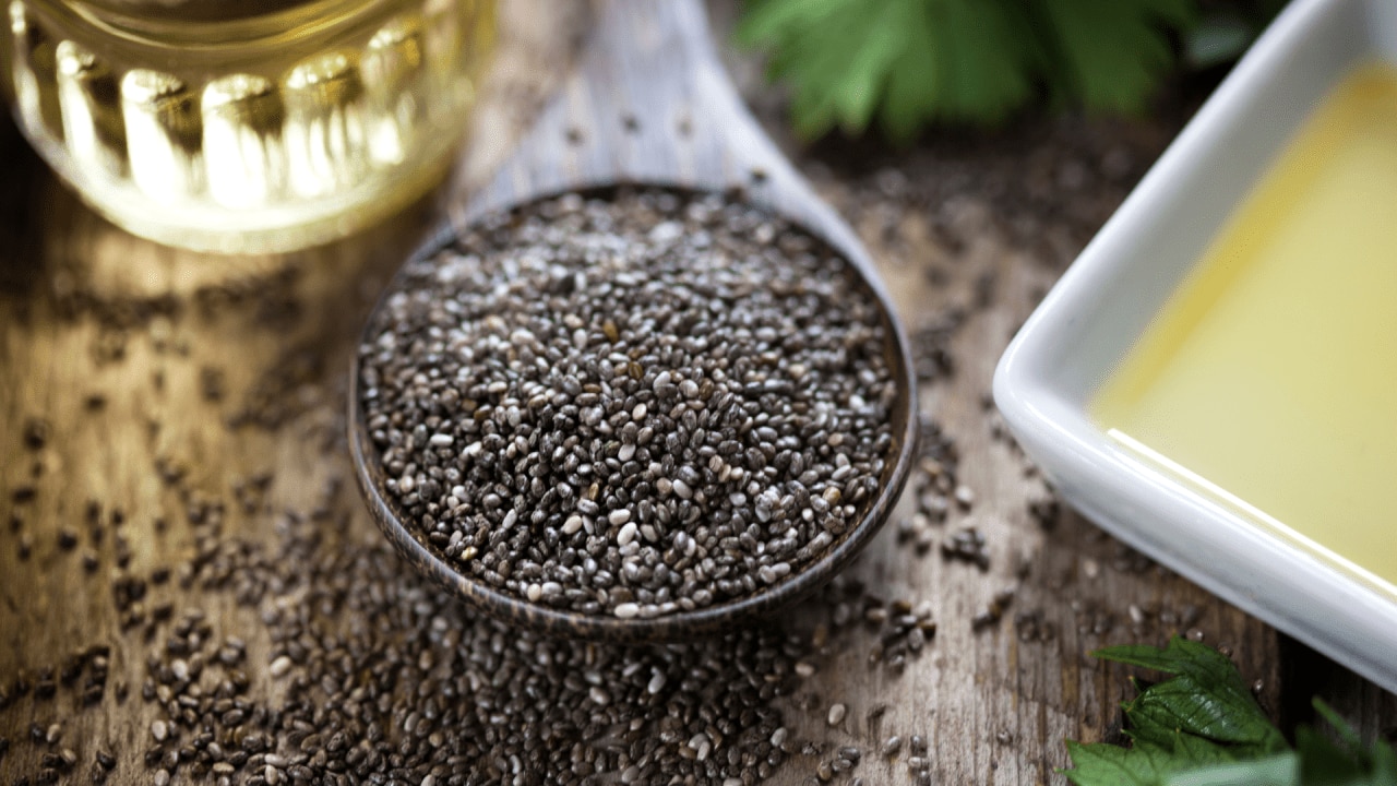 <h3><span>Chia seeds</span></h3><p><span>These tiny-but-mighty super-seeds can be picked up at the supermarket, then sprinkled over your morning porridge. &ldquo;They&rsquo;re rich in mucilaginous fibre and omega-3 fatty acids, which may encourage regular bowel movements, reduce inflammation in the gut and feed beneficial gut bacteria,&rdquo; advises Jane. Alternatively, throw them into a berry-based or green smoothie with your favourite plant milk and a scoop of protein powder for a power breakfast on the go.</span></p>