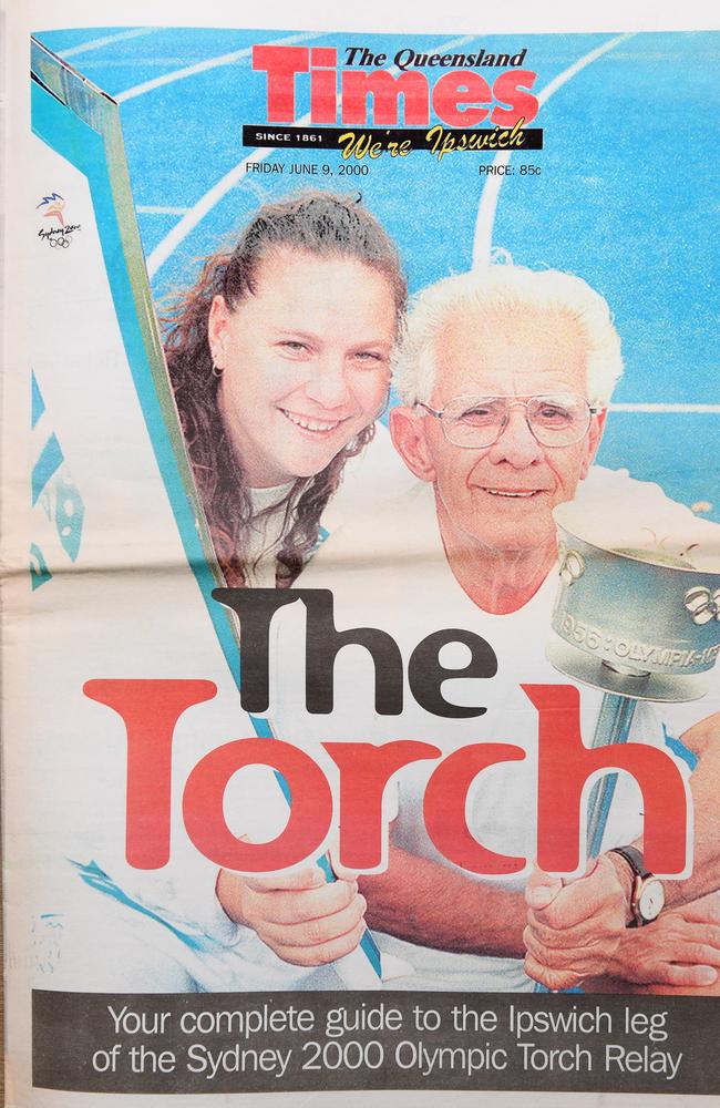 The 2000 Olympic Torch Relay in Ipswich