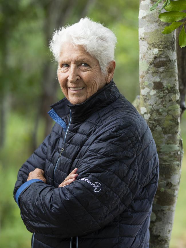 Legendary swimming champ Dawn Fraser has called for separate competitions to ensure fairness. Picture: Lachie Millard