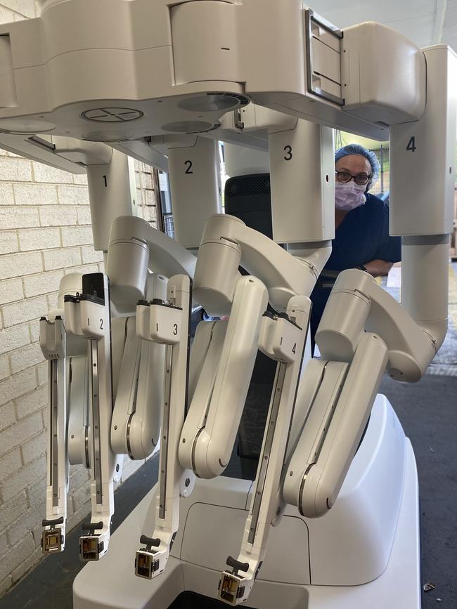 The da Vinci Xi robot has been used in over 100 procedures at the hospital.