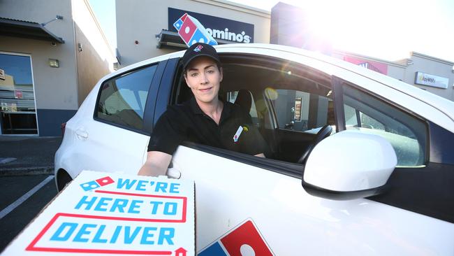 Pizza giant Domino’s has capitalised on the surge in online orders during the pandemic. Picture: Adam Head